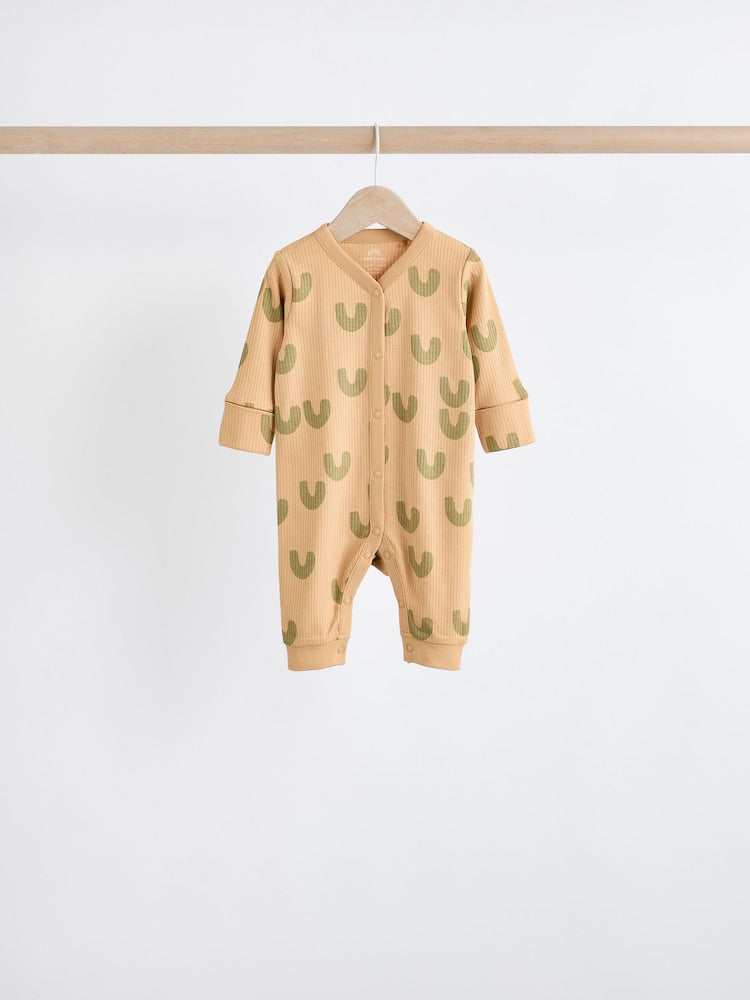 Multi Footless Sleepsuit 5 Pack