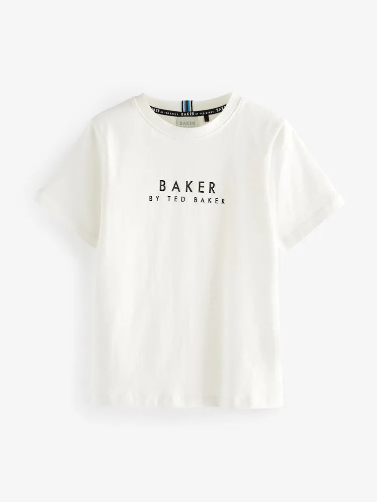 Baker by Ted Baker 3 Pack Black/Red/White T-Shirts