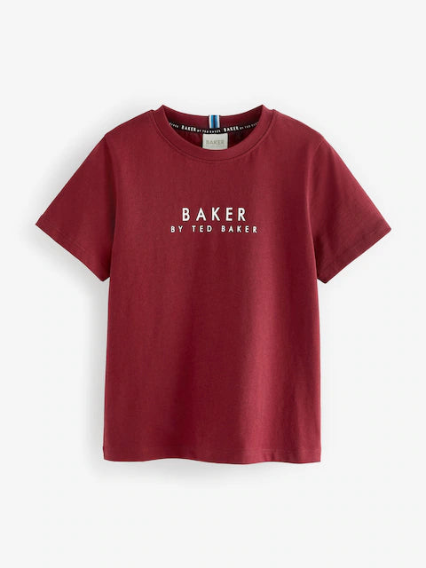 Baker by Ted Baker 3 Pack Black/Red/White T-Shirts