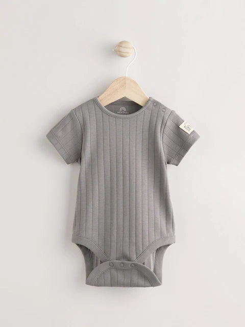 Mono Elephant Jersey 100% Cotton Dungaree and Bodysuit Baby Set