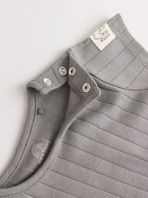 Mono Elephant Jersey 100% Cotton Dungaree and Bodysuit Baby Set