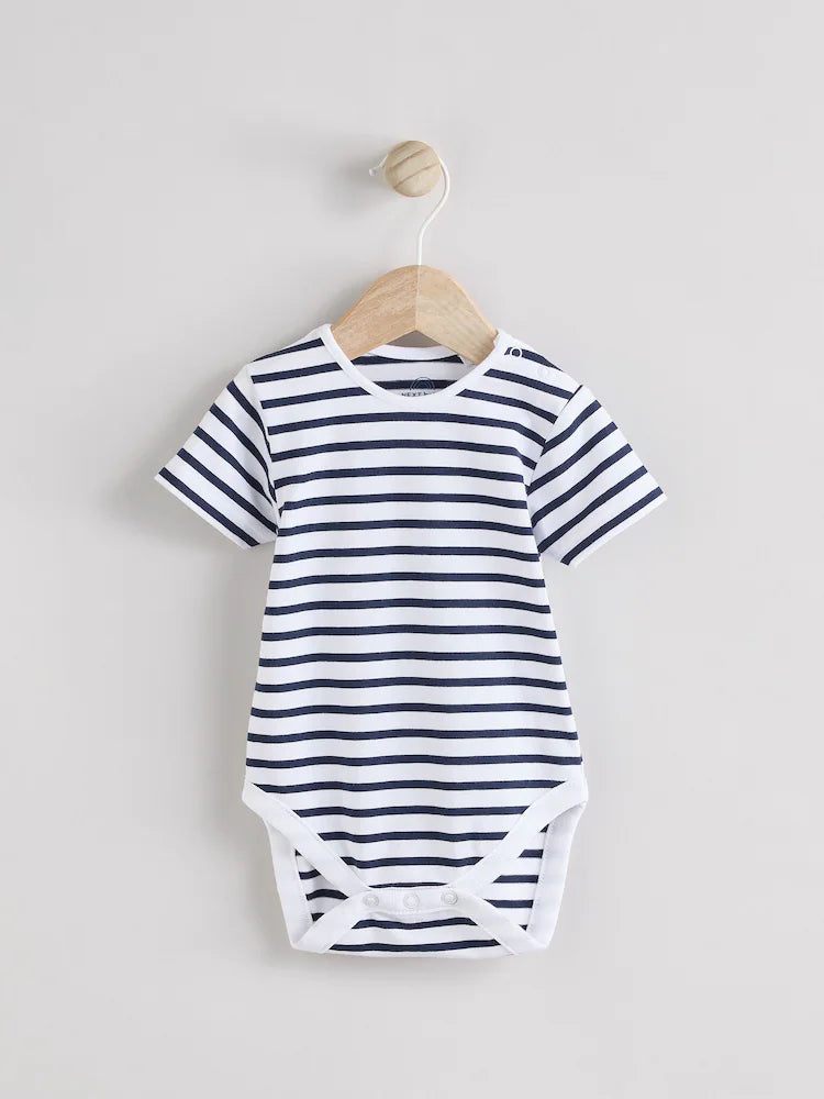 Blue Croc Baby Denim Dungaree and Bodysuit Set