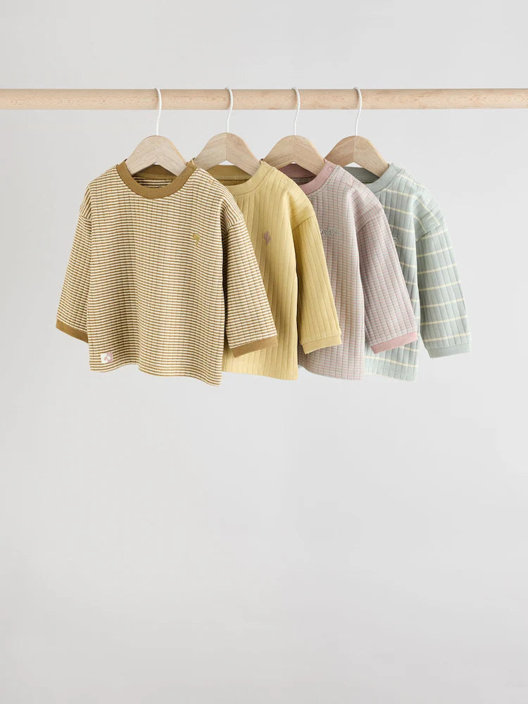 Minerals Baby Long Sleeve T-Shirts 4 Pack