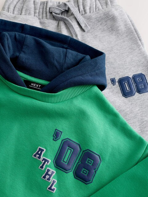 Green Varsity Hoodie and Joggers Set
