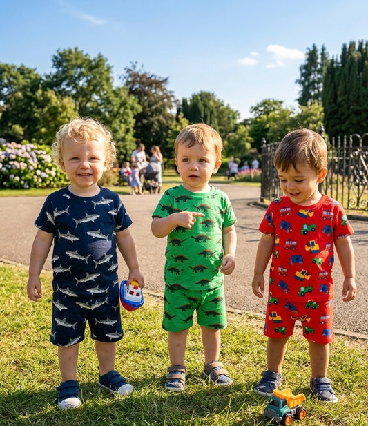 Multi Characters Shirt & Shorts 6 Pack Set