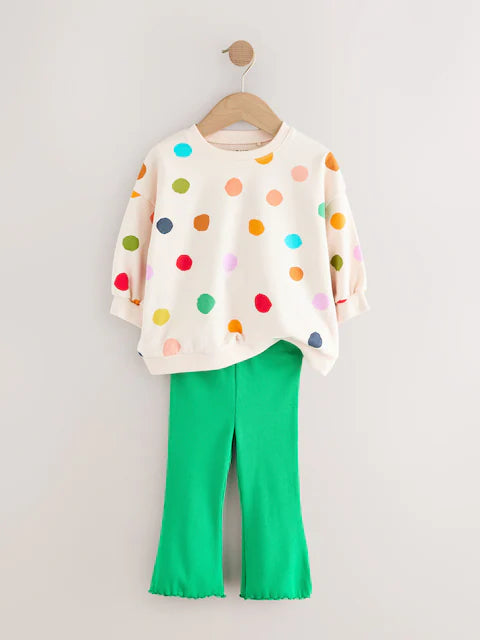 Blue T-Shirt & Flares 2 Pack Set