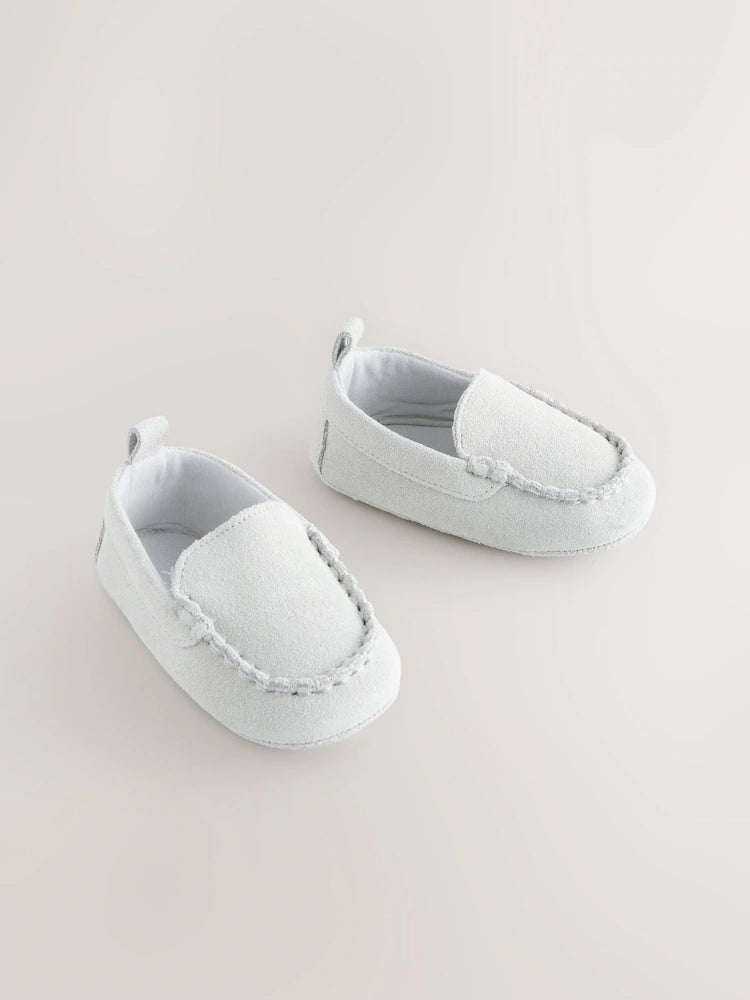 Grey Baby Suede Shoes