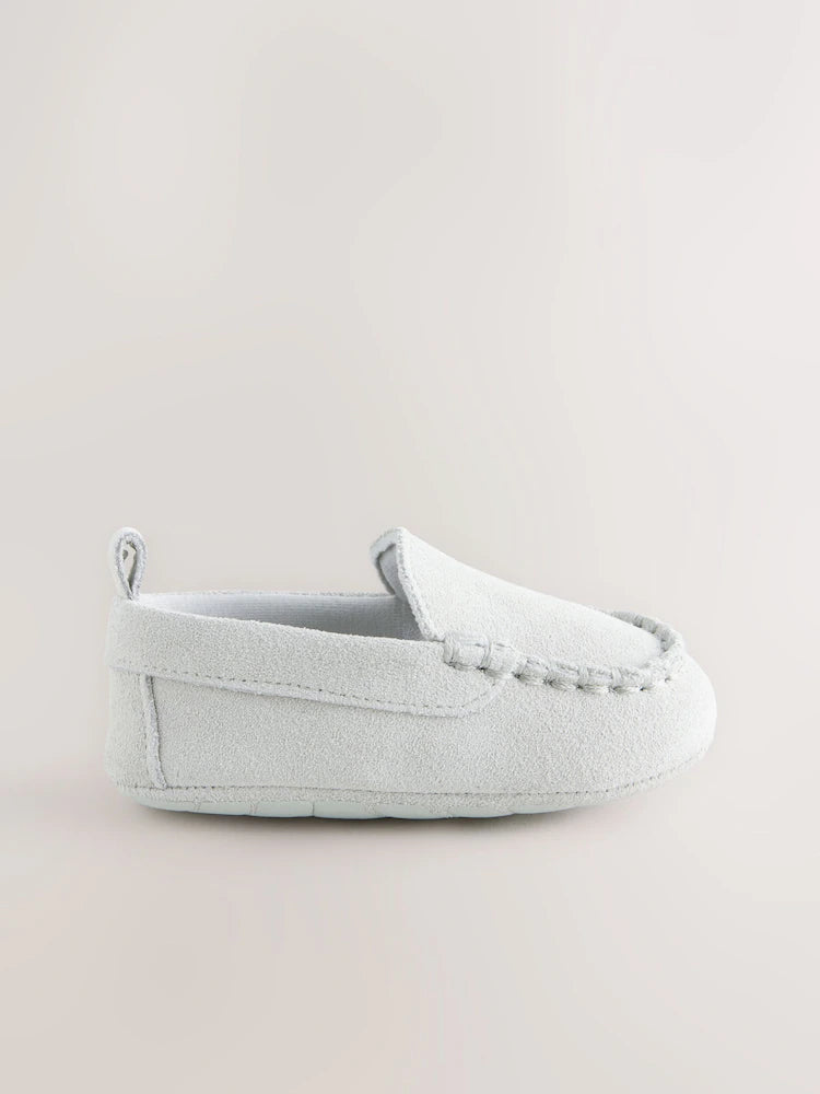 Grey Baby Suede Shoes