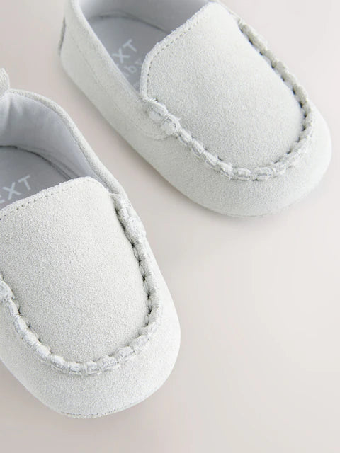 Grey Baby Suede Shoes