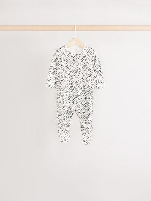 Green Baby 100% Cotton Sleepsuit 5 Pack