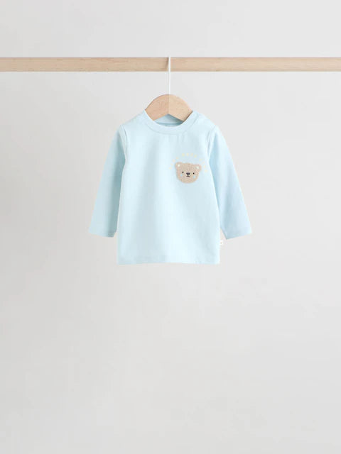 Blue Bear Baby Tops and Leggings 6 Piece Set