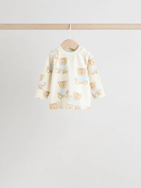 Blue Bear Baby Tops and Leggings 6 Piece Set