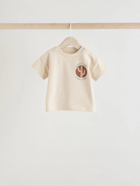 Mineral Print Baby Tops and Shorts Set 6 Piece