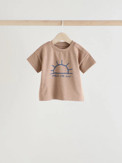 Mineral Print Baby Tops and Shorts Set 6 Piece