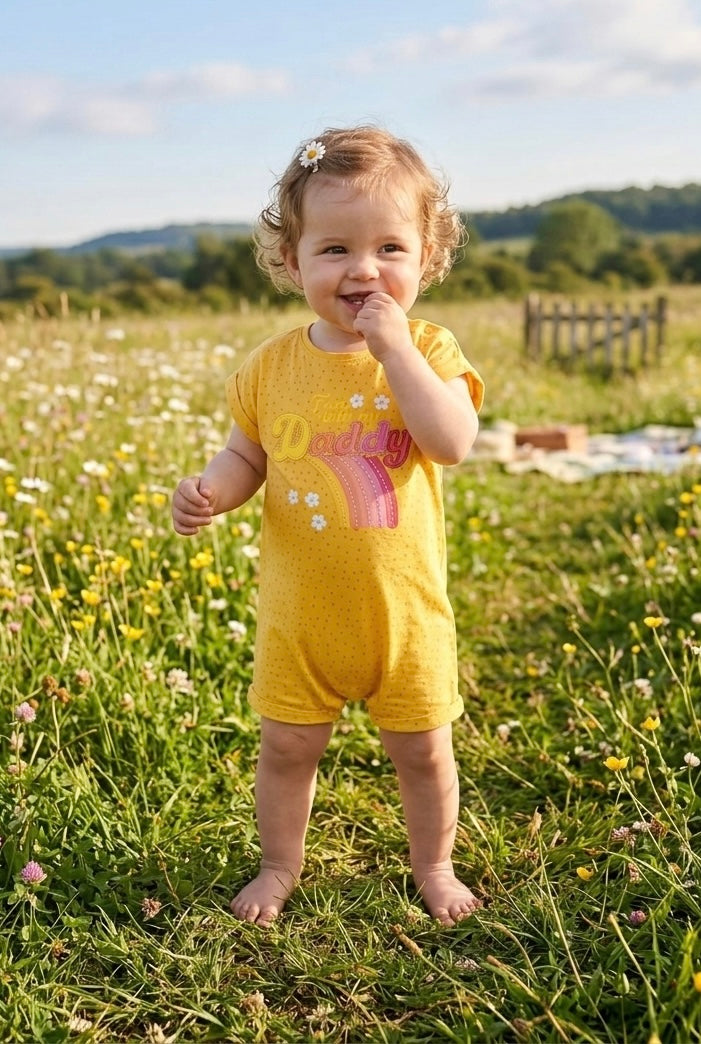 Daddy Appliqué Romper