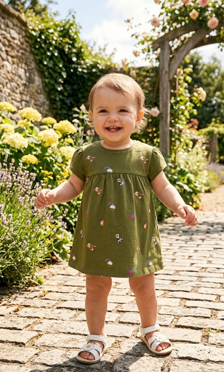 Green khaki Frock