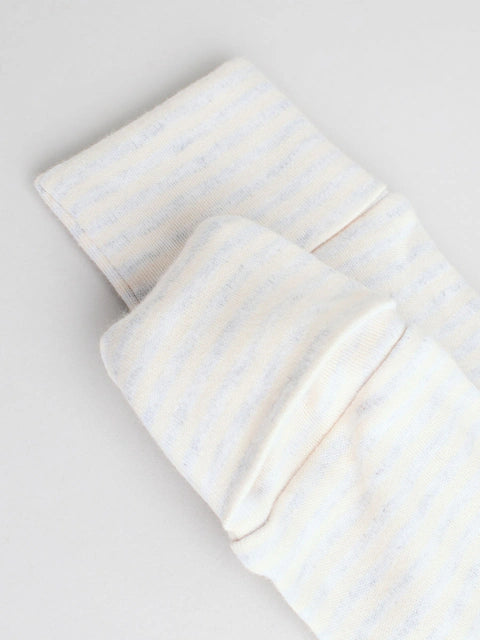 Grey Baby Embroidered Sleepsuits 3 Pack