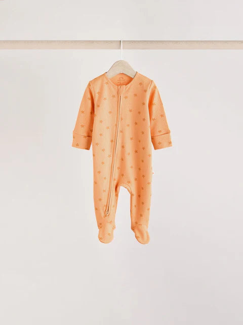 Green/Blue Zip Sleepsuits 5 Pack
