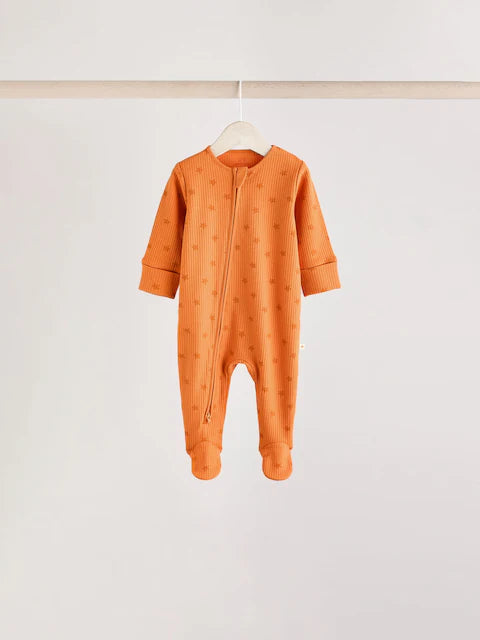 Green/Blue Zip Sleepsuits 5 Pack