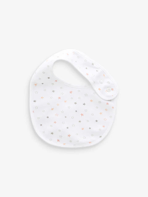 White Animals Bibs 5 Pack