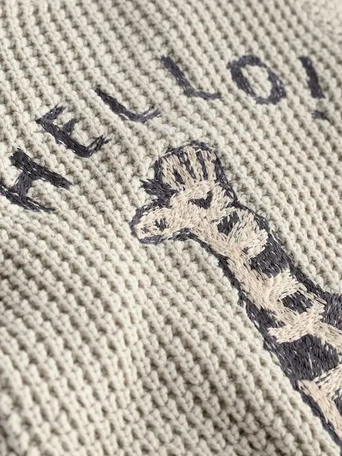 Grey Giraffe 100% Cotton Cardigan