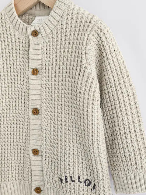 Grey Giraffe 100% Cotton Cardigan