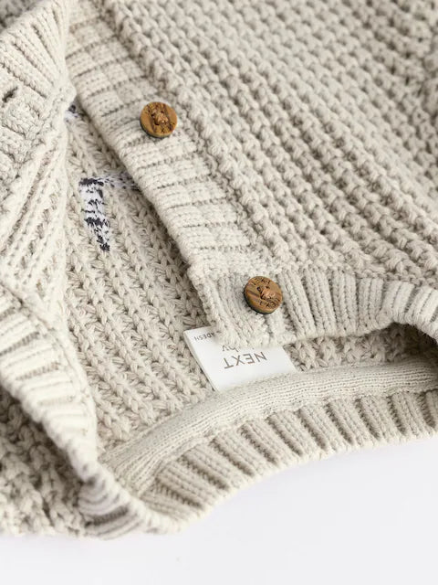 Grey Giraffe 100% Cotton Cardigan