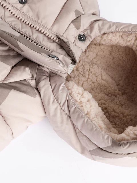 Neutral Star Baby Puffer Coat