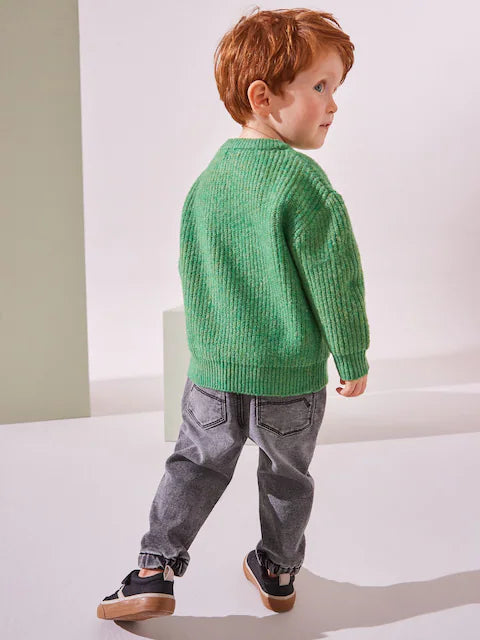 Green Digger Knitted Crew Neck Jumper