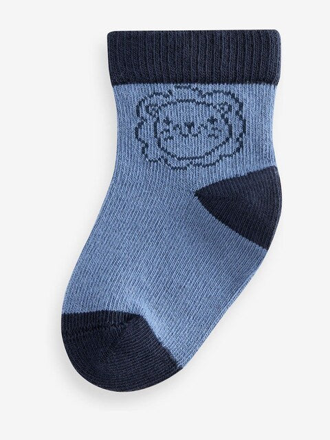 Navy Baby Socks 5 Pack
