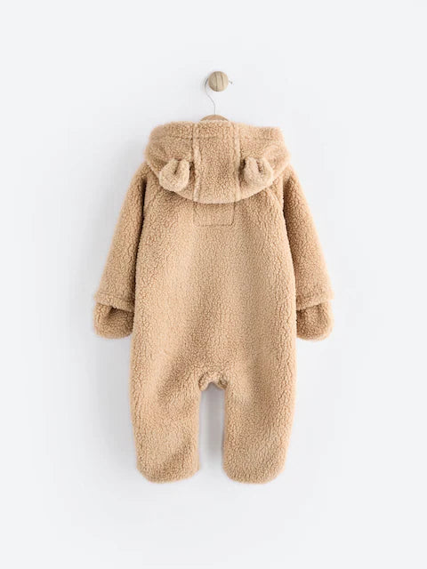 Brown Borg Bear Pramsuit