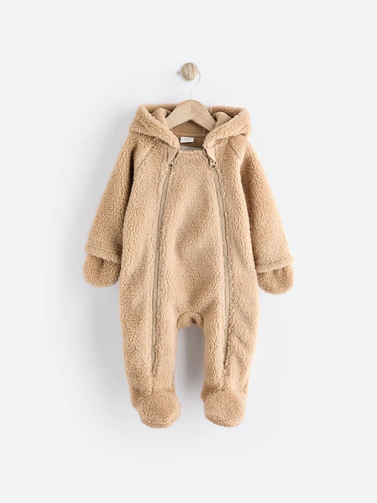 Brown Borg Bear Pramsuit