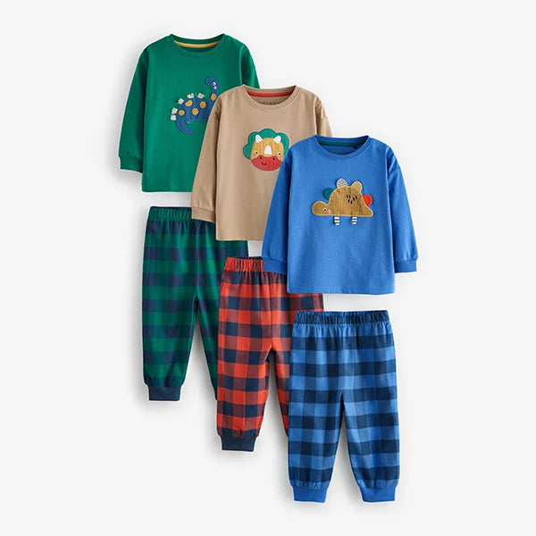 Dino Pyjamas 3 Pack