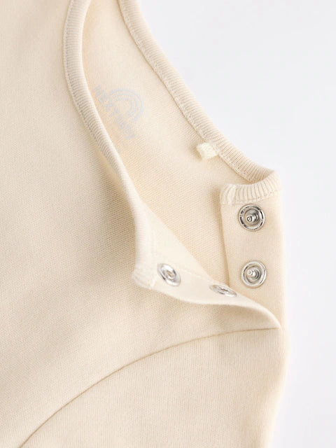 Grey Knit Zip 100% Cotton Jumper and Joggers 3 Piece Set