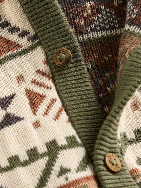 Khaki Green Baby Knitted Hood Romper
