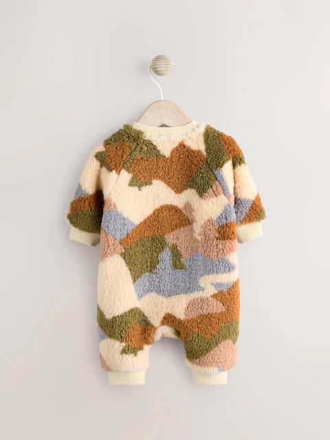 Neutral Character Baby Fleece Zip Sleepsuit