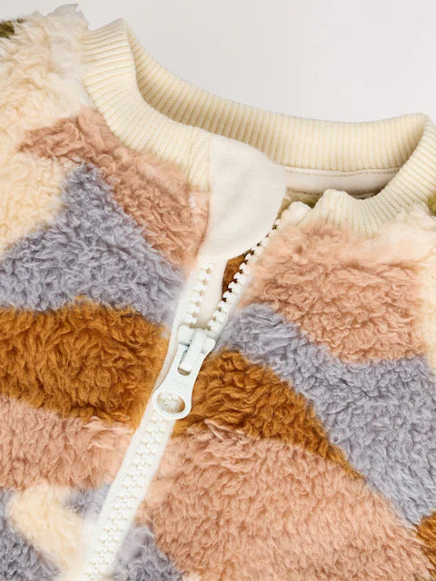 Neutral Character Baby Fleece Zip Sleepsuit