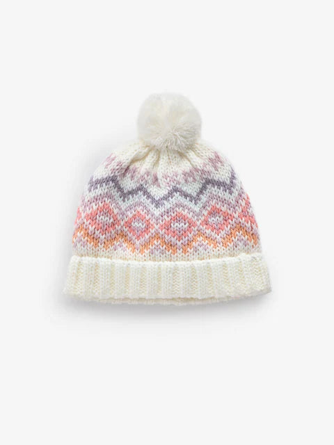 Light Pink Baby Pom Hat