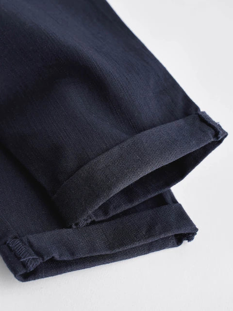 Navy Blue Baby Shirt Trousers and Braces Set 4 Piece
