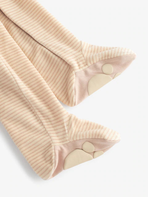 Oatmeal Bear Baby Sleepsuit