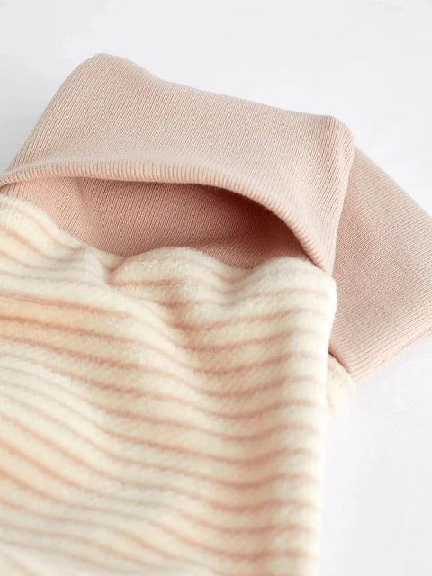 Oatmeal Bear Baby Sleepsuit