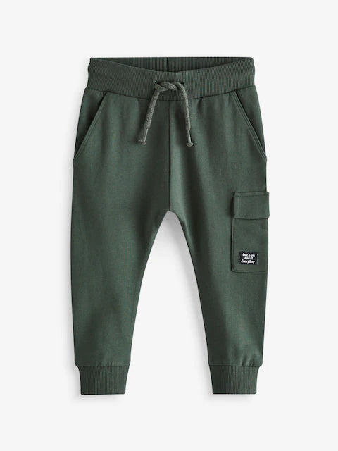 Blue/Dark Green/Charcoal Grey Joggers 3 Pack