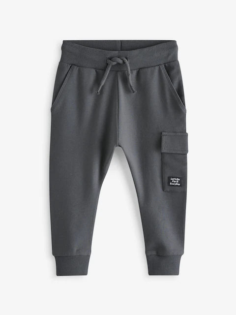 Blue/Dark Green/Charcoal Grey Joggers 3 Pack