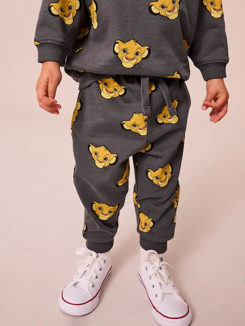 Charcoal Grey Lion King 100% Cotton Sweatshirt and Joggers Set