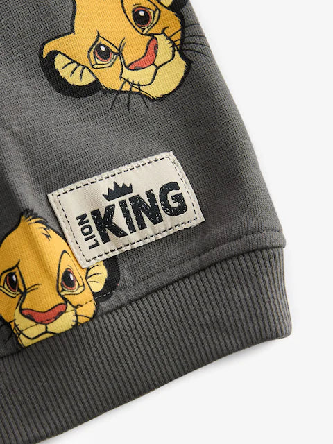 Charcoal Grey Lion King 100% Cotton Sweatshirt and Joggers Set