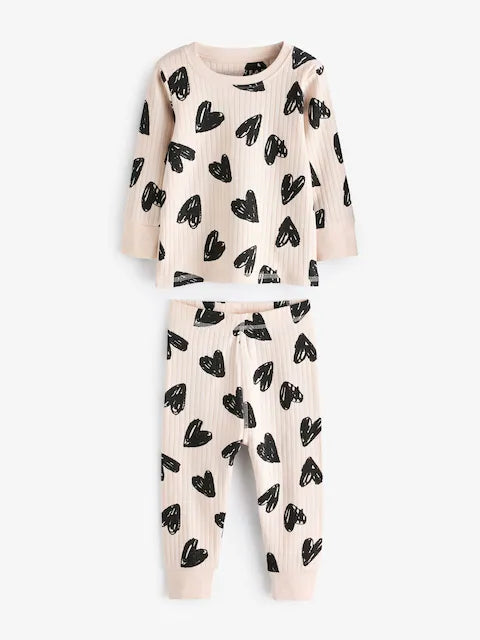 Black/White Pyjamas 3 Pack