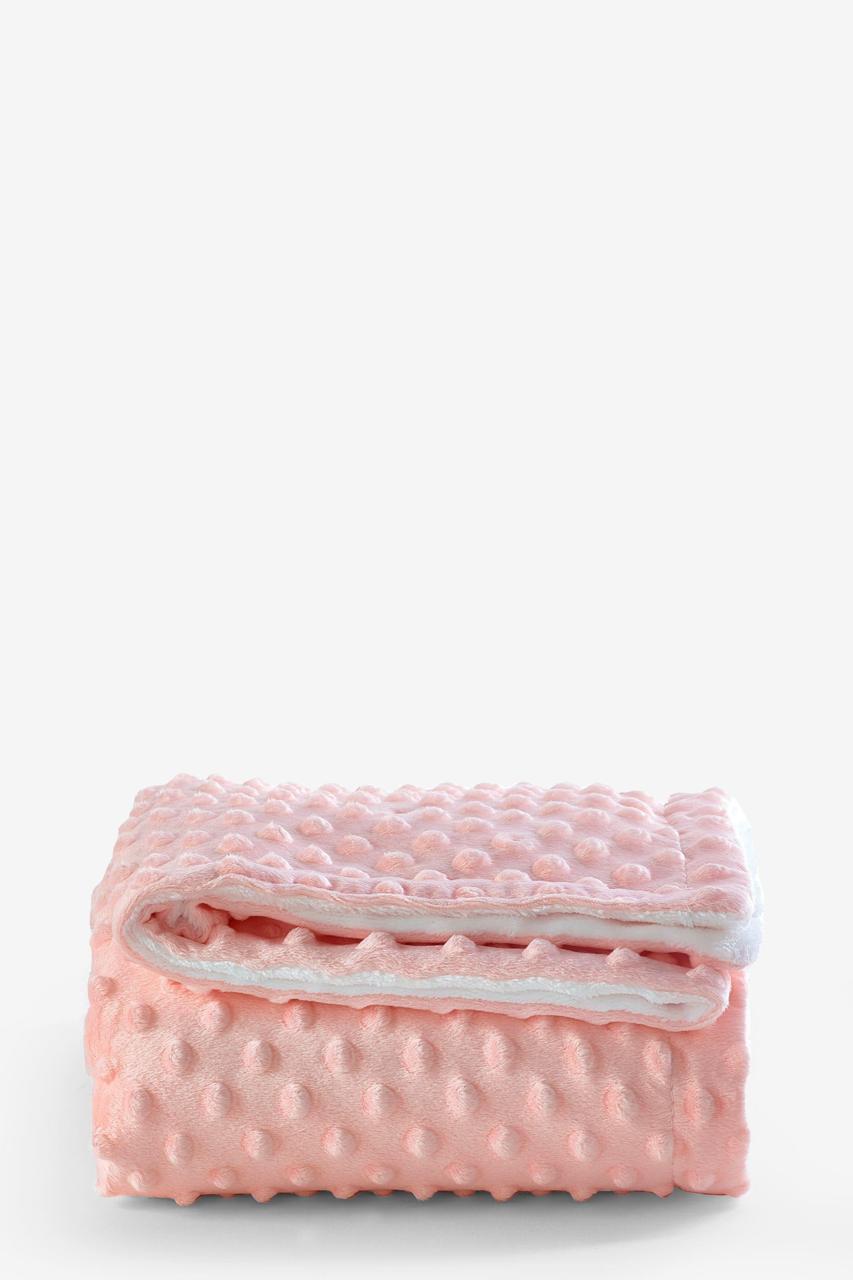 Pink Bobble Fleece Blanket.