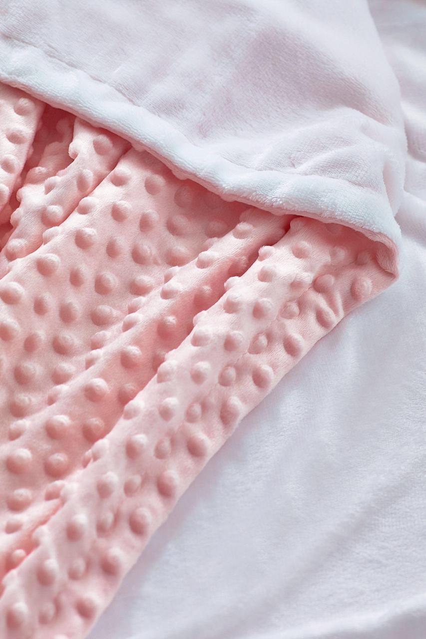 Pink Bobble Fleece Blanket.