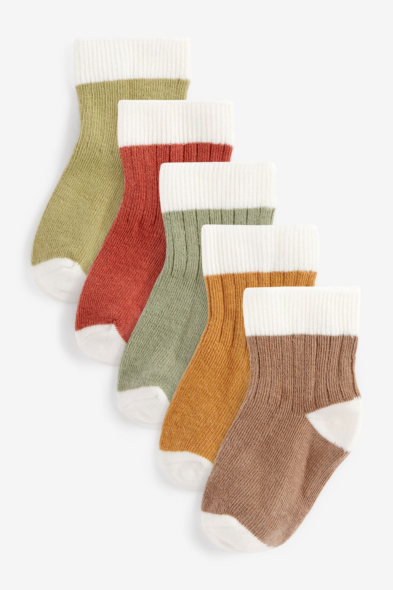 Multi color socks pack of 5